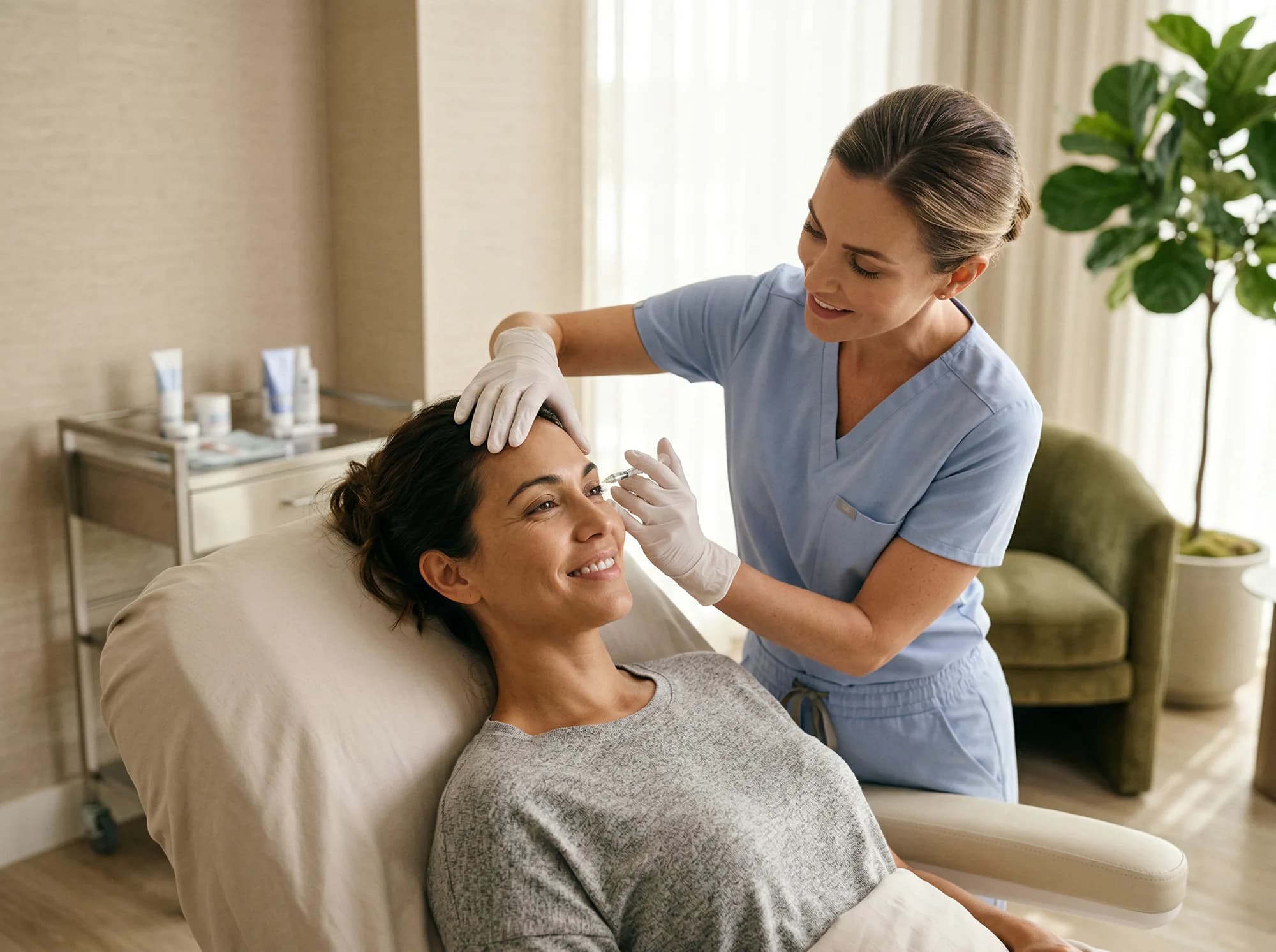 Botox and neuromodulator treatment presentation at Hall of Beauty Med Spa.